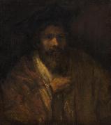 Rembrandt, Bartiger Mann